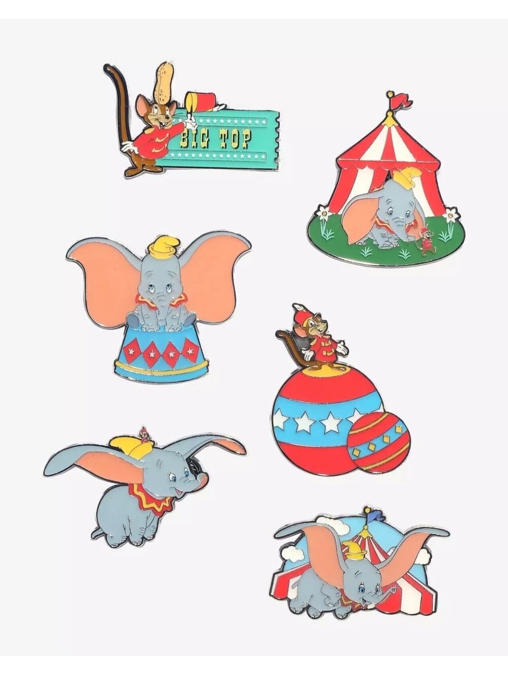 Loungefly Disney Dumbo Circus Blind Box Enamel Pin Full Set 6